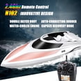 thumbnail image 2 of Bateau Rc pour Enfants et Adultes Haute Vitesse Télécommande Embarcation 20+ Mph avec Écran Lcd 2.4Ghz 4 Canaux Design de Course Double Coque Batterie Lipo 7.4V Portée 150M 13.9X3.6X3.5 Pouces, 2 of 9