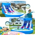 thumbnail image 4 of Relunch 24FT(L) Commercial Grade PVC Inflatable Water Slide for Kids Adults with Big Splash Water Pool & Blower 24x13x12ft, 4 of 9