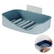 thumbnail image 3 of Ounissouiy 1 jabonera cuadrada de doble drenaje, caja de jabón de plástico hueca, caja de jabón cuadrada abierta, soporte de jabón con columna elevada, Juegos de accesorios de baño No.1 Ounissouiy HA026801-01, 3 of 6