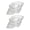 5, variant on lanema Glass Conch Shell Decors Candle Holders for Tealight Display and Small Trinkets