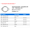 thumbnail image 2 of Thermostat Gasket - Compatible with 1981 - 1986 Nissan 720 1982 1983 1984 1985, 2 of 2