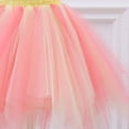 thumbnail image 6 of BOBOGOJP Girls Rainbow Flower Tulle Skirt Toddler Tutu Girls Clothes Hot Pink for Size 0-12 Months, 6 of 6