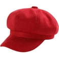 thumbnail image 7 of CoCopeaunts Beret Hats for Women French Designer Hat Autumn Winter Fashion Wool Solid Color Newsboy Cap Female Octagonal Hat, 7 of 7