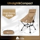 thumbnail image 5 of Silla de camping MOON LENCE con respaldo alto, plegable y altura ajustable, 5 of 7