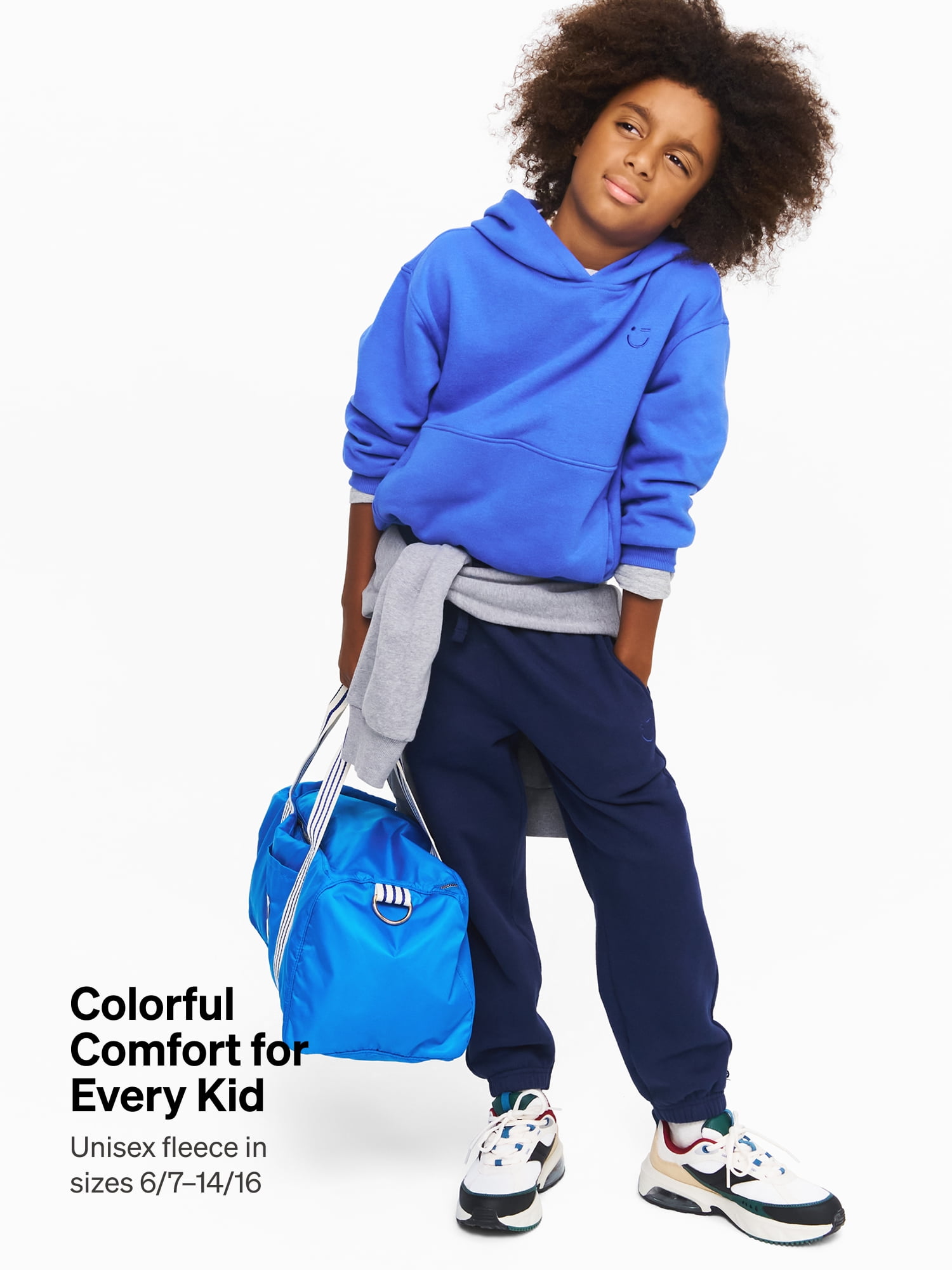Color Mix by Garanimals Kids Fleece Sweatpants, Sizes 6–16