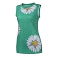 thumbnail image 4 of Frostluinai Women Plus Size Tanks Tops Summer Sleeveless Casual Boho Shirts Sunflower Graphic Print Tunics O-neck Tee Camis, 4 of 8