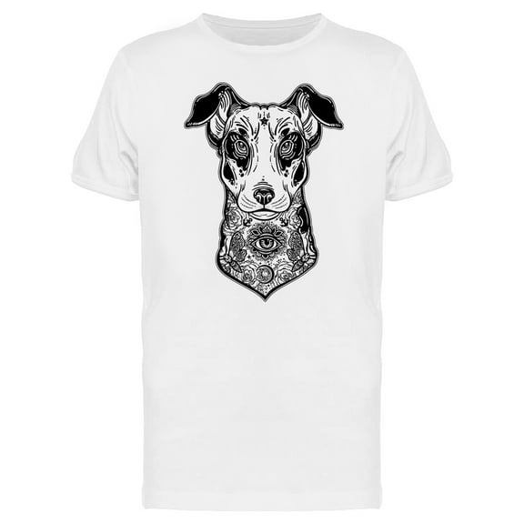 Vintage Art Terrier T-Shirt Men -Image by Shutterstock, Male x-Large