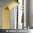 thumbnail image 3 of VEVOR 5 in 1 Shower Panel System with Spout Rainfall Massage Jets Tub Spout Hand, 3 of 8