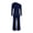 Navy, variant on Fall Two Piece Sets For Women One Shoulder Tops Long Pants Knit Matching Lounge Set Womens Casual 2 Piece Top and Pants Home Wear Set