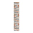 thumbnail image 3 of Unique Loom Baracoa Collection Area Rug - Panamericana (2' 7" x 13' Runner Cream/Blue), 3 of 7