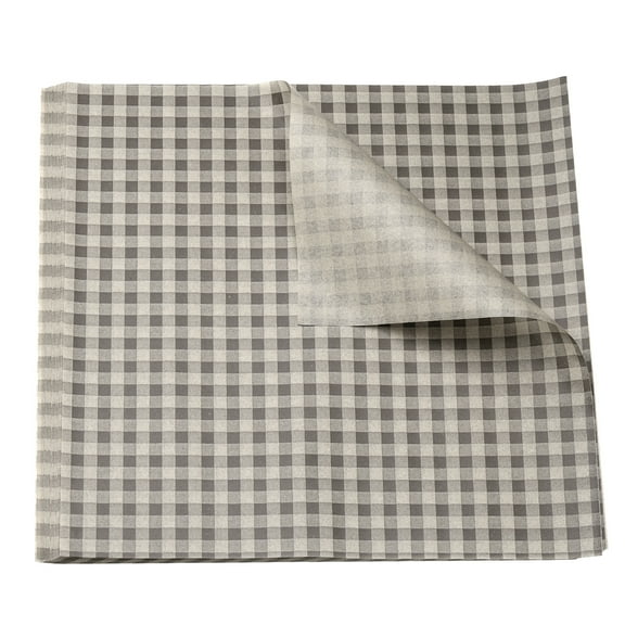 Uxcell 100pcs Square Checkered Wax Paper Sheets 9.84" x 9.84" for Sandwich Baking Paper, Brown
