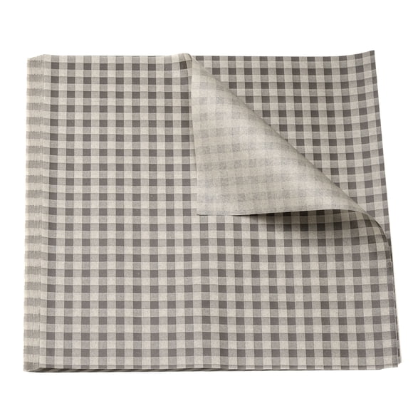 Uxcell 100 piezas de hojas de papel encerado cuadradas a cuadros 9.84" x 9.84" para papel de hornear sándwich, marrón