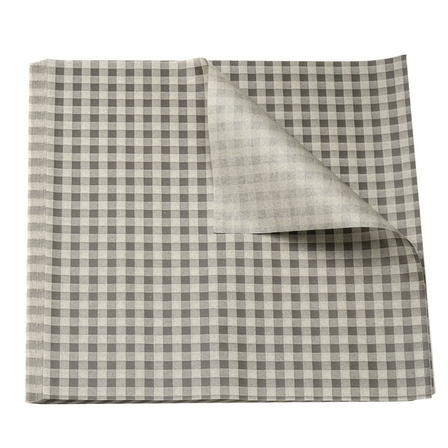 Uxcell 100 piezas de hojas de papel encerado cuadradas a cuadros 9.84" x 9.84" para papel de hornear sándwich, marrón