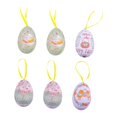 thumbnail image 2 of Adornos colgantes de huevos de Pascua BLESIY 6 piezas decoración colgante Estilo B, 2 of 8