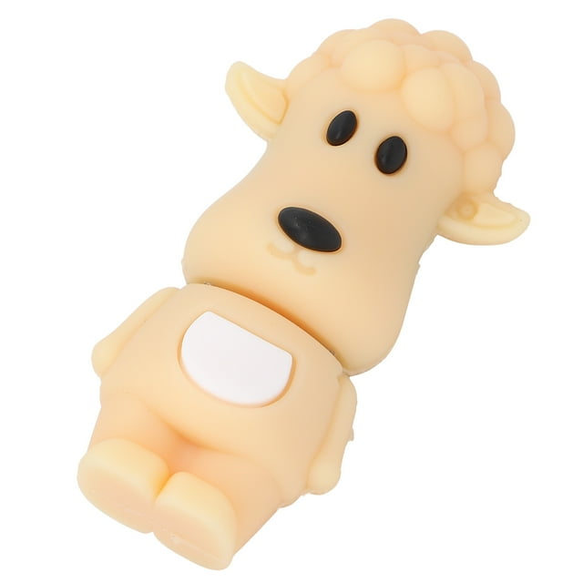 Memoria USB portátil con forma de oveja de dibujos animados, 2,0 GB, para almacenamiento de información, transmisión de datos