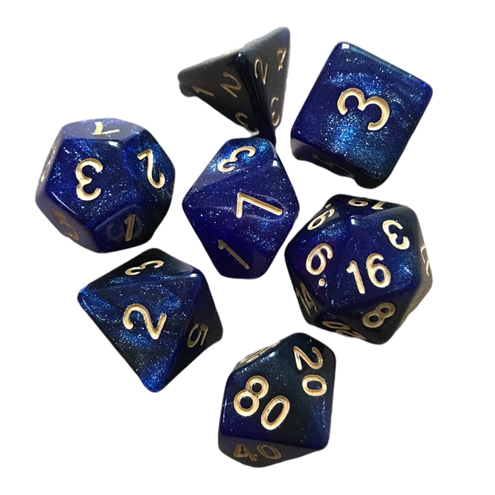 Xzbnwuviei 7pcs Sided Dice D4 D6 D8 D10 D12 D20 Dungeons & Dragon D&D RPG Poly Table Board Game Set Xzbnwuviei 7pcs Sided Dice D4 D6 D8 D10 D12 D20 Dungeons & Dragon D&D RPG Poly Table Board Game Set