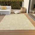 thumbnail image 6 of Addison Rugs Chantille Indoor/Outdoor Transitional Floral Honey Washable Rectangle Rug, 3' x 5', 6 of 6