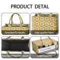 thumbnail image 4 of Large Capacity Tote Bag,Yellow Lemon Fruit Flowers Pink Pattern Handbag Fashion Luxury Tote Bag,15.7"x13"x 5.1" Inches,Laptop Compatible, 4 of 6