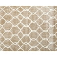 thumbnail image 1 of Ahgly Company Machine Washable Indoor Rectangle Contemporary Camel Brown Area Rugs, 5' x 8', 1 of 7