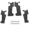 thumbnail image 2 of SUTENGDA 1 Set Carbon Fiber Front Rear Suspension Arm Protection Plate Cover For Traxxas 1/8 4WD Sledge Monster RC Truck, 2 of 13