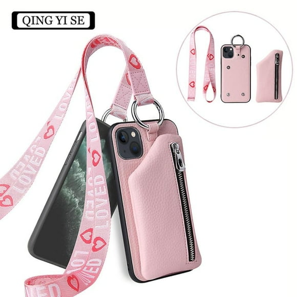 Wallet Case Iphone 13 Case, Iphone 13 Case, pink