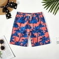 thumbnail image 3 of GYRATEDREAM Boys Swim Trunks Kids Quick Dry Bathing Suits Swimsuit Tropical Print Swim Shorts Swimwear for 5-14 Years, 3 of 5