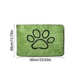 thumbnail image 3 of TIELUTT Washable Pee Pads for Dogs Super Absorbent Reusable Puppy Pads with Green Long Wool for Floor Large Carpet for Living Room Floor Rug Knit Bed Blanket under Bed Rugs for Large Throw Blankets, 3 of 6