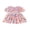 Pink, variant on BemeyourBBs Toddler Baby Girl Birthday Dress 6 12 18 24 Months 2 3 4 Years Little Baby Girl Summer Smocked Dress Birthday Girl Letter Balloon Embroidery Short Sleeve Peter Pan Doll Collar Dress