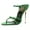 Green, variant on FSJ Women Sexy Slip on Stiletto High Heels Cross Strap Open Almond Toe Mules Fashion Dressy Party Slide Sandals Size 8 Green