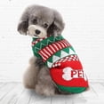 thumbnail image 5 of S Navidad perro gato ropa Navidad Halloween Teddy otoño/invierno diamante cráneo suéter, 5 of 5