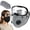 A, variant on Reusable Carbon Filter Dust Mask with Adjustable Goggles, 5-Layer Fabric Face Covering with 10 Replaceable Filters for Woodworking and DIY Projects