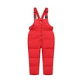 thumbnail image 5 of guisaled Toddler Snow Suit Two Piece Snow Bib Pant and Puffer Jacket Boys Girl Snowsuit Winter Outdoor Snowboard Ski Suits for Baby, 5 of 6