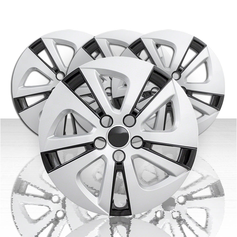 New Wheel Covers Replacements Fits 2016-2017 Toyota Prius 15" Silver Set of Four 