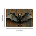 thumbnail image 2 of Vintage Bat Iron Wall Art Sign (8"x12") - Perfect for Garage, Cafe, Bar, or Living Room Decor, 2D, Perfect for Room Decor, 2 of 8