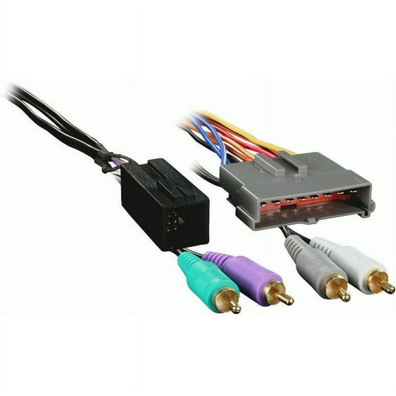 Imc Audio Lincoln Town Car Wiring Harness with RCAs for Premium Stereos