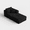 67" Black ottman, variant on Liaroo Boneless Couch Chair with Ottoman