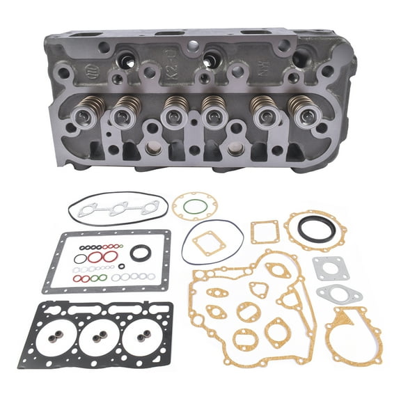 GELUOXI D1105 Complete Cylinder Head with Full Gasket Set for Kubota RTV1100 RTV1100CW9 RTV1140CPX