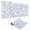 White Topographic, variant on Mouse Pad Gaming Mousepad 31.5 x 11.8 x0.12in Large Mouse Pad for Keyboard and Mouse with Anti-Slip Rubber Base, Keyboard Pad XL Mouse Mat for Home and Office（Black)