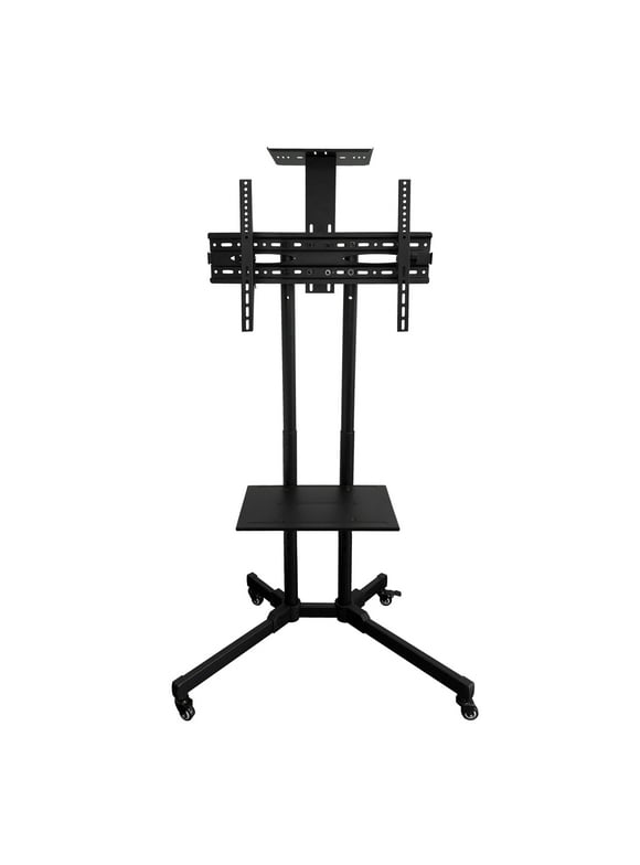 onn. Rolling TV Stand for 32" to 70" TV's, up to 15 Tilting