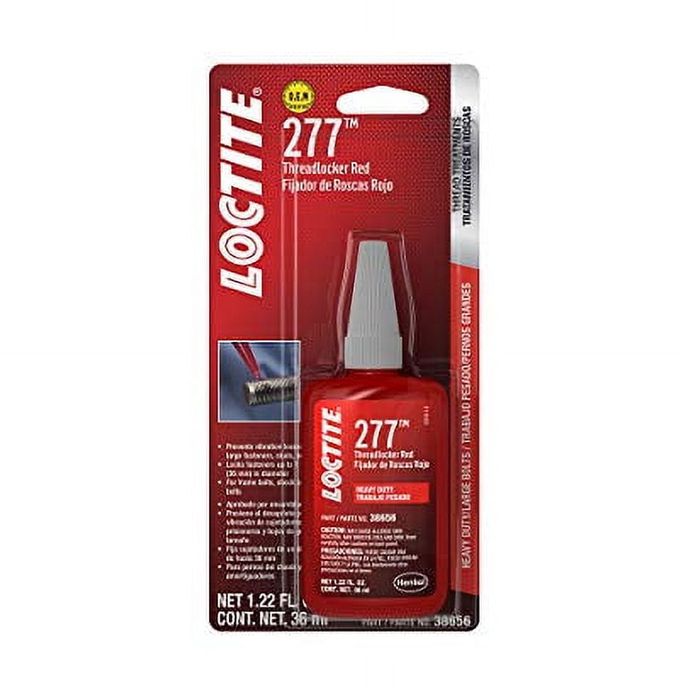 Henkel  Threadlocker 277 - Large Threads/Red 36ml