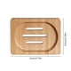 thumbnail image 3 of Jabonera de Madera Natural | Jabonera Autodrenante para Baño | Mantiene Las Pastillas de Jabón Limpias y Secas | Prolonga La Vida Del Jabón | Jabonera de Madera Hecha a Mano | Almacenamiento para Enc, 3 of 6