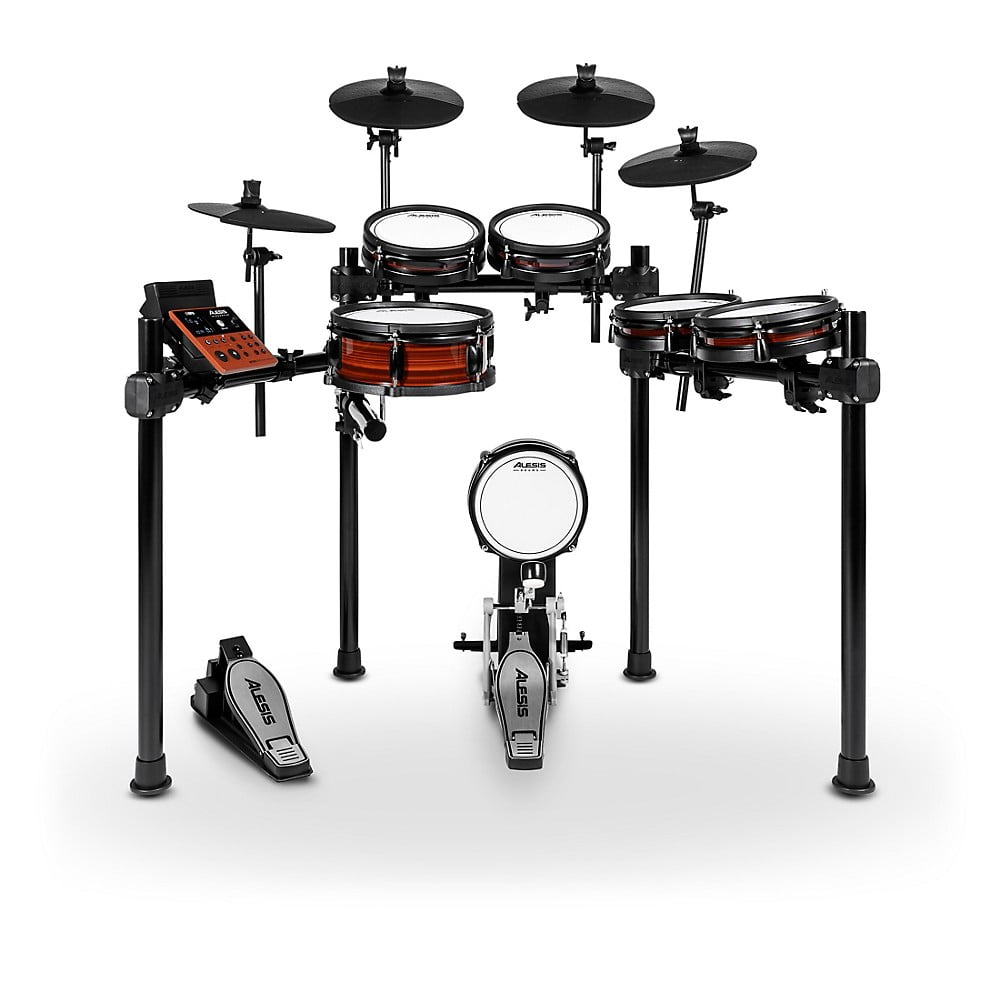 Nitro Pro XL 10-Piece Electronic Drum Kit With Mesh Heads & Bluetooth