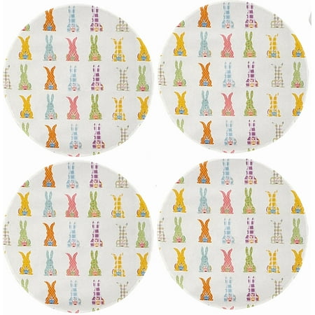 

Easter Bunnies Placemats by Penny s Needful Things (Round - Set of 2) (Canvas Purple)