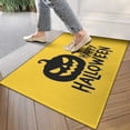 thumbnail image 4 of Happy Halloween Non Slip Washable Door Mat Horror Pumpkin Ghost Welcome Mat Funny for Entry Floor Mat Set Living Room Bedroom Bathroom Crystal Velvet 30x17 Inches, 4 of 7