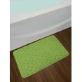 thumbnail image 2 of Hawaii Bath Mat, Oriental Girls Dancing Traditional Grass Skirts on Green Toned Background, Plush Bathroom Decor Mat with Non Slip Backing, 29.5" X 17.5", Multicolor, by Ambesonne, 2 of 2