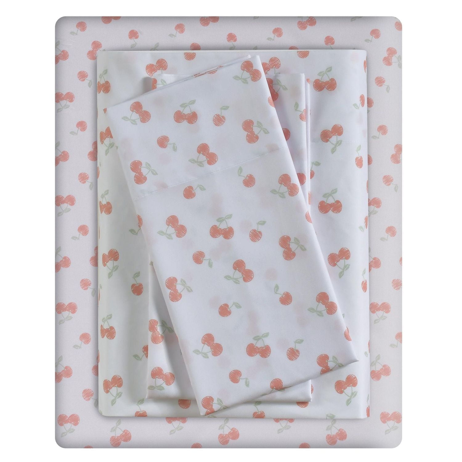 Mainstays Kids Printed Easy Wash Soft-Microfiber Sheet Set, Available Sizes: Twin, Double, Queen