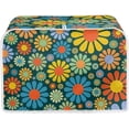 thumbnail image 1 of UNICEU Universal Four Slice Toaster Cover Abstract Hippie Daisy Flower Blossom Print Soft Kitchen Appliance Cover Dust Proof Protector, 1 of 6