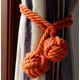 thumbnail image 2 of Black Temptation Un par de alzapaños para cortinas, color naranja, 2 of 2