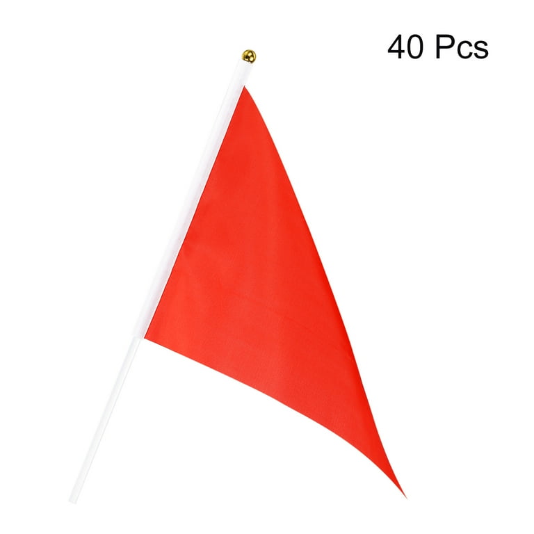 Red on sale triangle flag