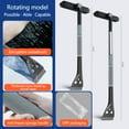 thumbnail image 3 of 3-in-1 Winter Snow Scraper Brush With Ice Scraper And Shovel, Telescopic Car Glass Snow Removal Cleaning Tool, High-Efficiency Snow Removal Tools, 3 of 9